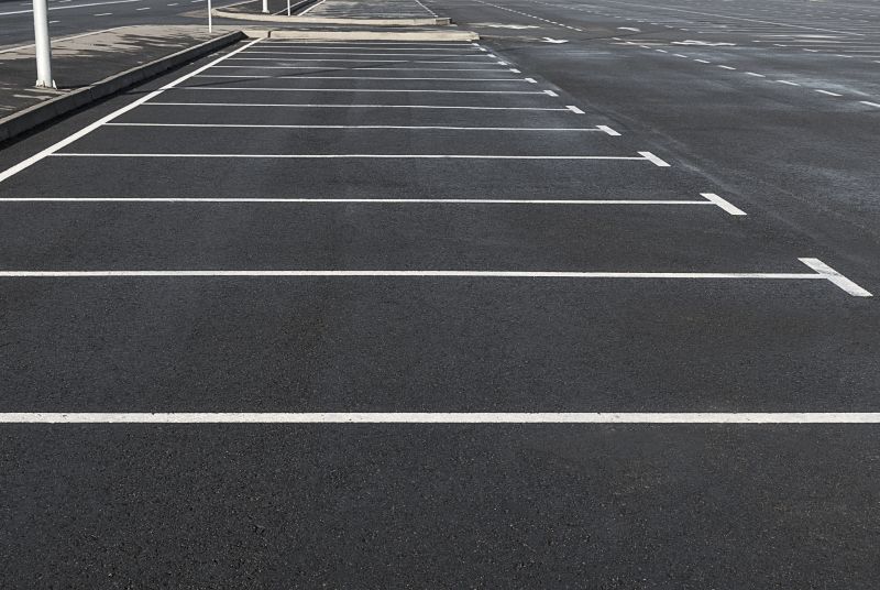 Completed Asphalt Parking Lot